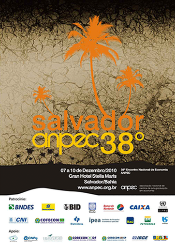 Cartaz do 38º Encontro Nacional da Anpec