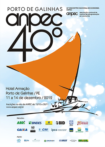 Cartaz do 40º Encontro Nacional da Anpec