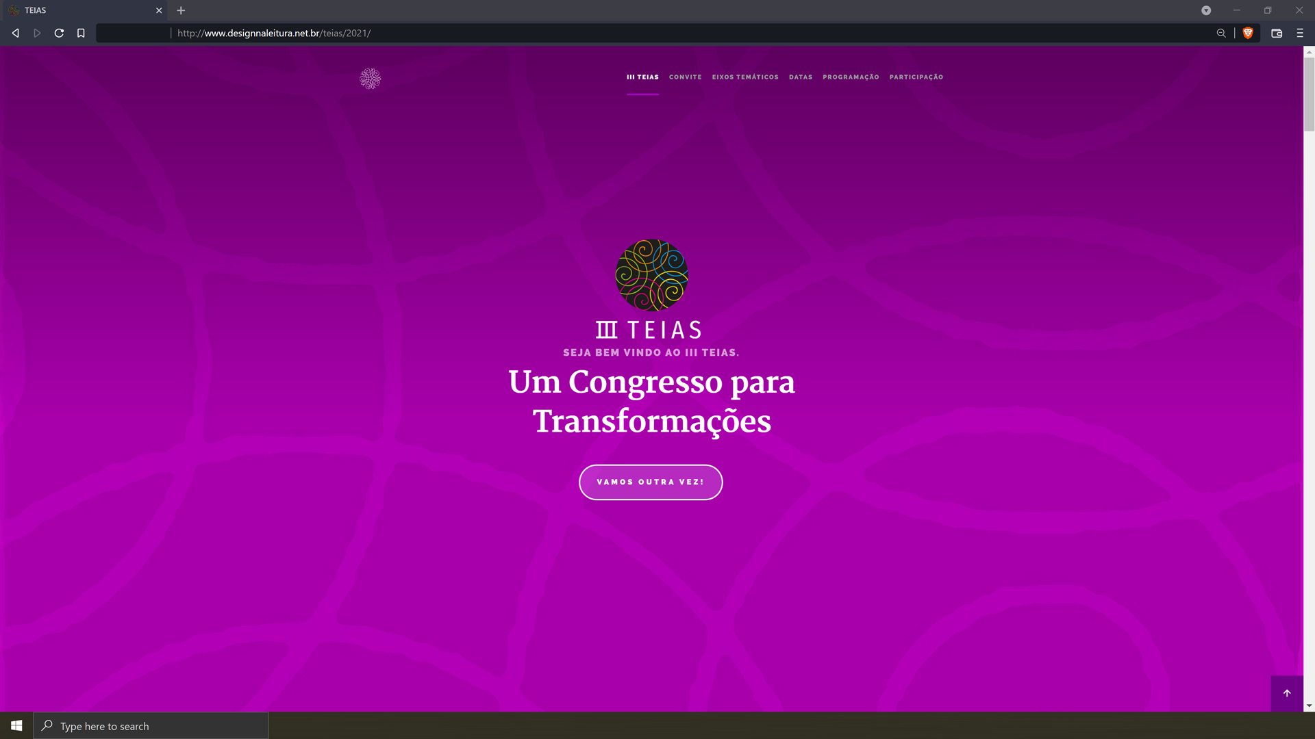 terceiro teias imagem do site